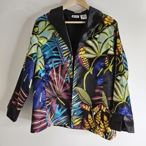 Units Colorful Pattern Lightweight Jacket LARGE Longsleeve Vintage
